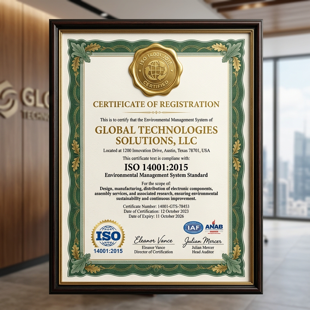 ISO 14001:2015 Çevre Yönetim Sistemi